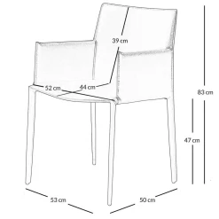 3S. x Home Fauteuil gris