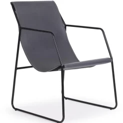 3S. x Home Fauteuil Gris et Piètement Or PANEL Sale