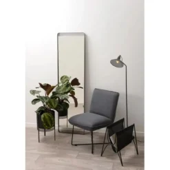 3S. x Home Fauteuil gris foncé