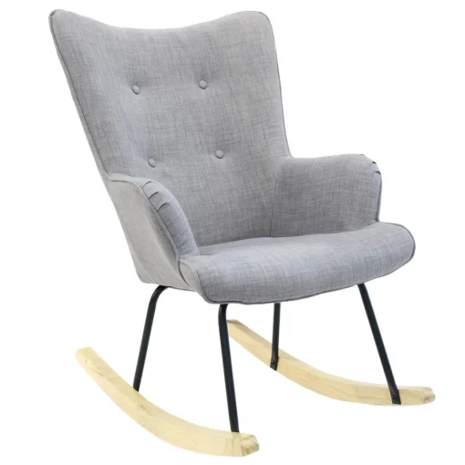 3S. x Home Fauteuil HELSINKI à Bascule Gris Best