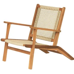 Nordlys Fauteuil interieur exterieur en acacia massif et corde Best