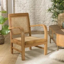 Macabane Fauteuil mindi et cannage DAK Sale