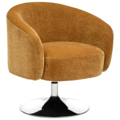 3S. x Home Fauteuil ocre en métal et pin Outlet
