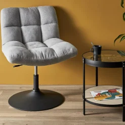 3S. x Home Fauteuil Pivotant ANTON Gris Online