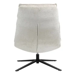 3S. x Home Fauteuil pivotant beige Brava Discount