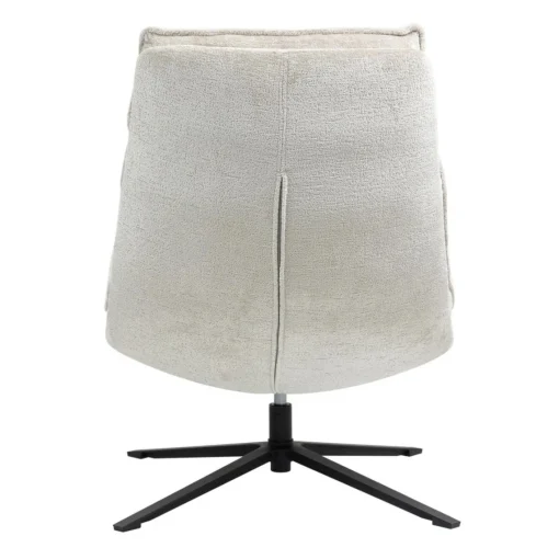 3S. x Home Fauteuil pivotant beige Brava Discount