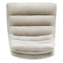 3S. x Home Fauteuil pivotant beige Brava Discount