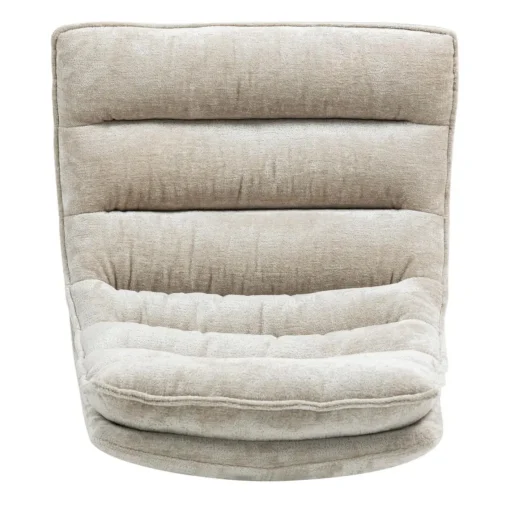 3S. x Home Fauteuil pivotant beige Brava Discount