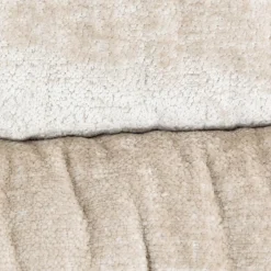 3S. x Home Fauteuil pivotant beige Brava Discount