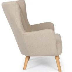 3S. x Home Fauteuil Scandinave Beige ARPI