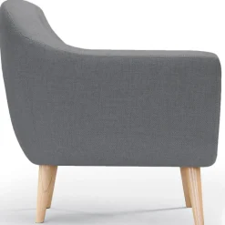 3S. x Home Fauteuil Scandinave Tissu OLAF Gris Online