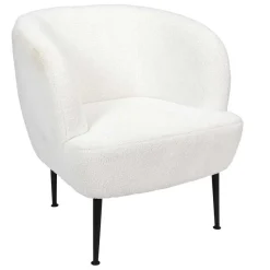 3S. x Home Fauteuil Style Scandicraft blanc