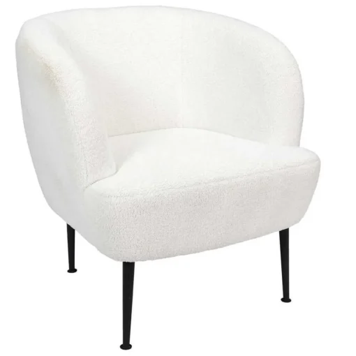 3S. x Home Fauteuil Style Scandicraft blanc