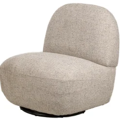 3S. x Home Fauteuil Swivel Pivotant Scandinave Design gris