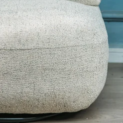 3S. x Home Fauteuil Swivel Pivotant Scandinave Design gris