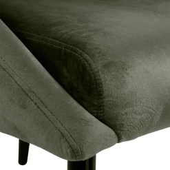 3S. x Home Fauteuil velours vert foncé Clearance