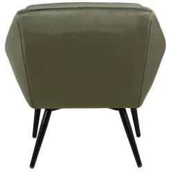 3S. x Home Fauteuil vert foncé velours