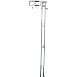 3S. x Home Garderobe murale acier chromé Online