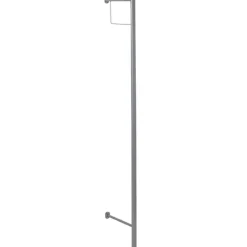 3S. x Home garderobe murale acier et verre trempé New