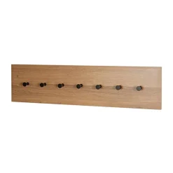 3S. x Home Garderobe murale avec 7 crochets métalliques Hot