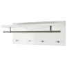 3S. x Home Garderobe murale barre et 4 crochets optique inox Hot