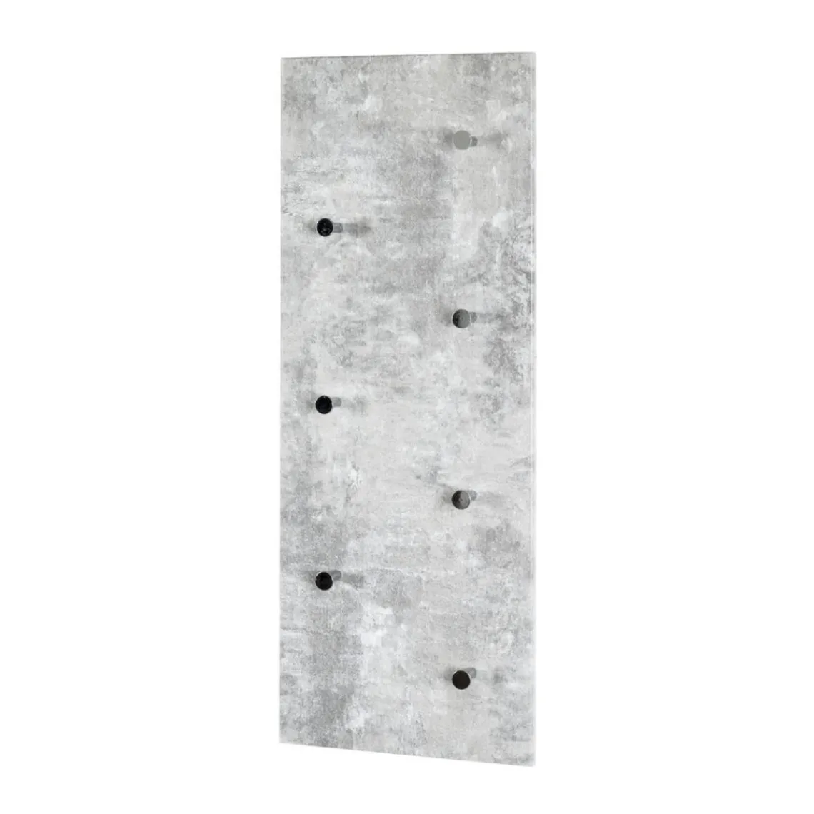 3S. x Home Garderobe murale décor beton modulable 7 crochets