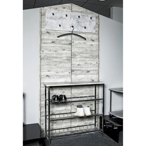 3S. x Home Garderobe murale décor beton modulable 7 crochets