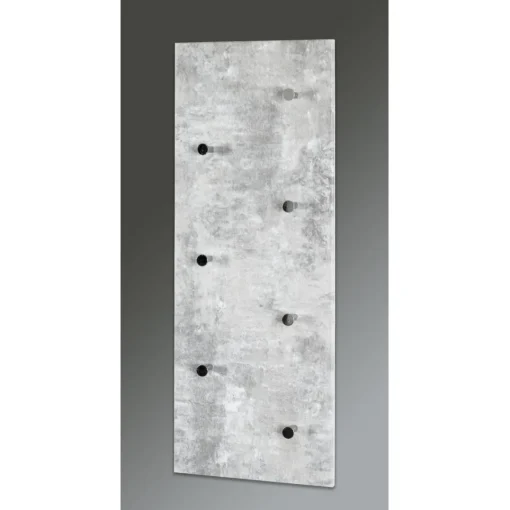 3S. x Home Garderobe murale décor beton modulable 7 crochets