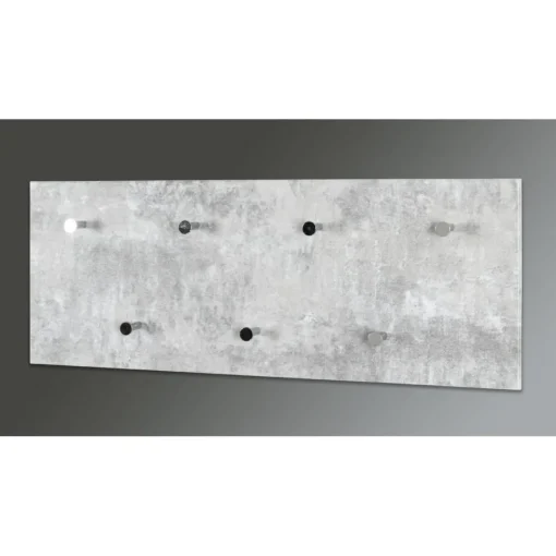 3S. x Home Garderobe murale décor beton modulable 7 crochets