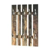 3S. x Home Garderobe murale en bois 8 crochets en métal optique inox