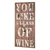 3S. x Home Garderobe murale Glass of Wine 3 crochets métal New