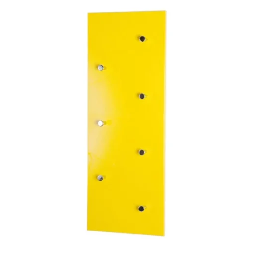 3S. x Home Garderobe murale modulable jaune 7 crochets acier chromé Discount