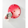 3S. x Home Garderobe murale rouge 7 crochets acier Clearance