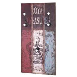 3S. x Home Garderobe murale Royal multicolore 4 crochets Clearance