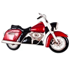3S. x Home Garderobe murale vintage Moto rouge 5 crochets Hot