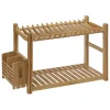 3S. x Home Égouttoir 2 niveaux et couverts bambou Sale