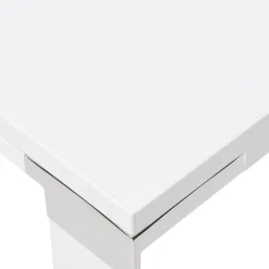 ALTEREGO Grand bureau de direction en angle 'XLINE' en bois blanc Hot