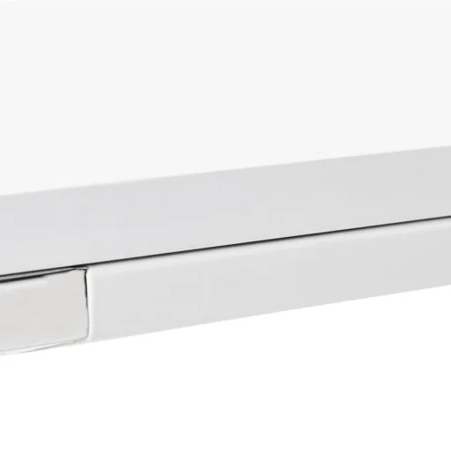 ALTEREGO Grand bureau de direction en angle 'XLINE' en bois blanc Hot
