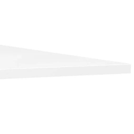 ALTEREGO Grand bureau pliable 'FLEXO' blanc sur roulettes Discount