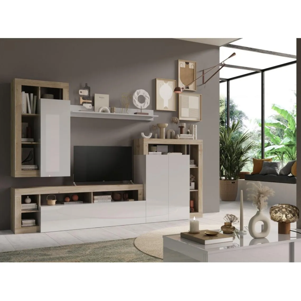 3S. x Home Grand composition mural en blanc Online