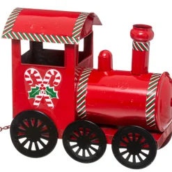 3S. x Home Grand Modèle Métal Train Rouge Sale