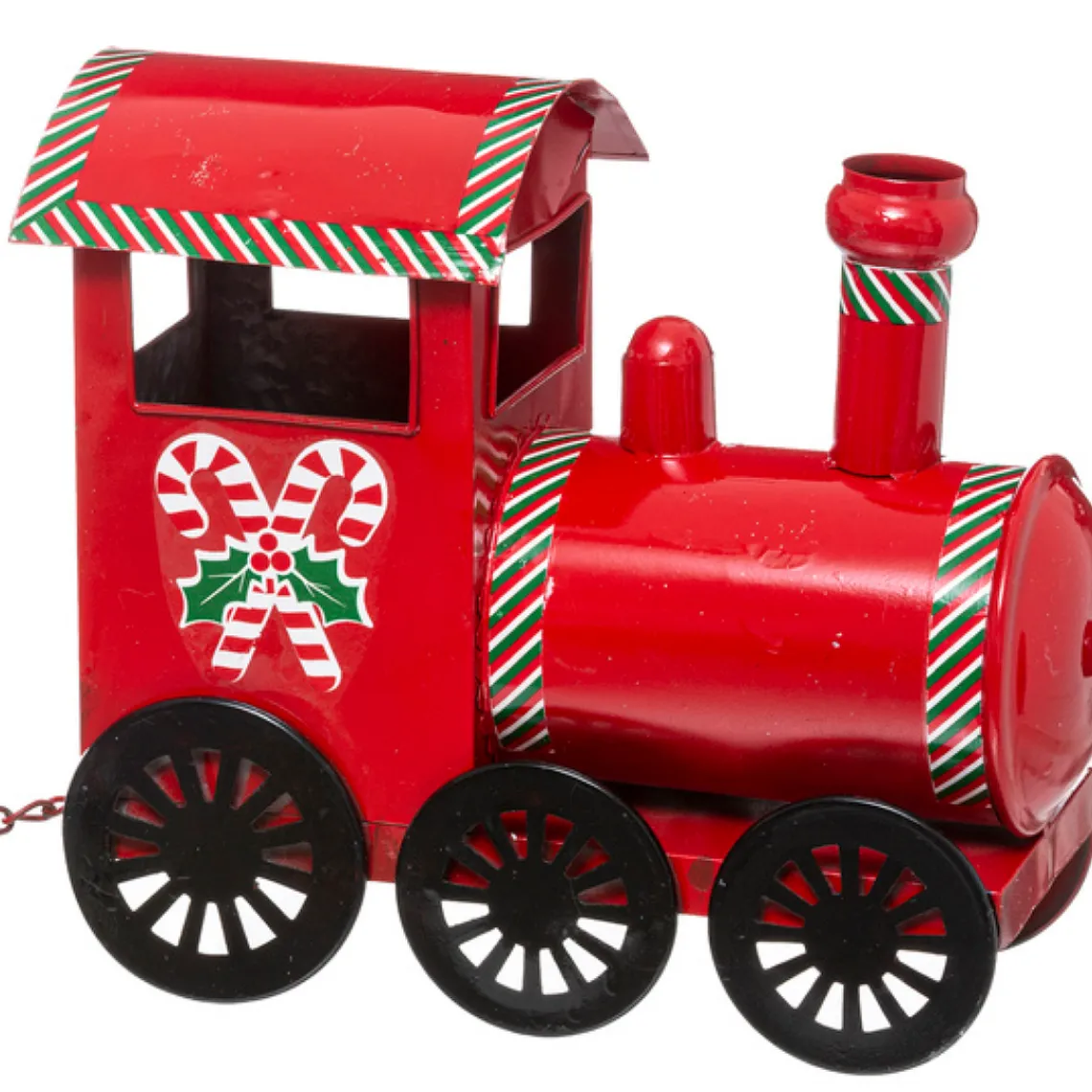 3S. x Home Grand Modèle Métal Train Rouge Sale