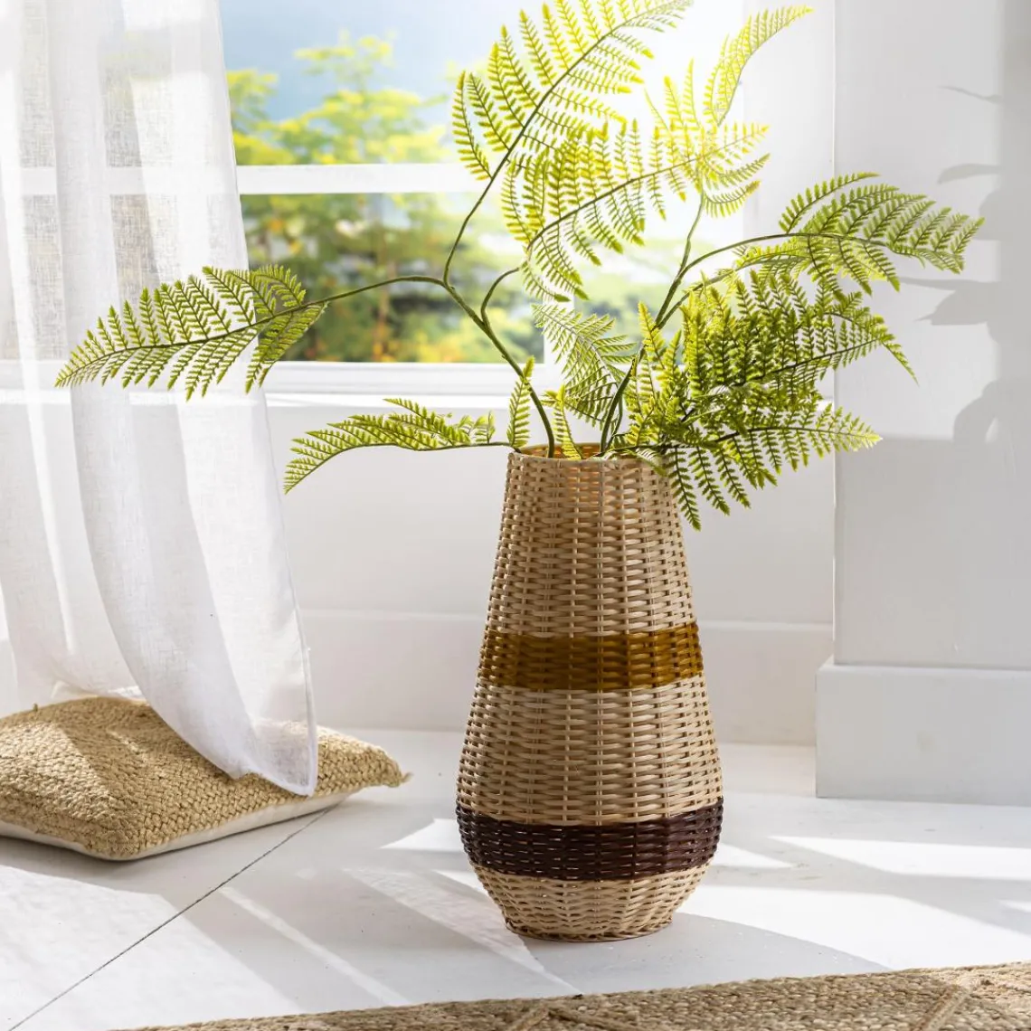 Becquet Grand vase en bambou tresse Vannier Sale