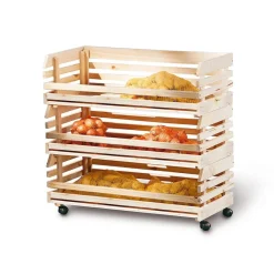 3S. x Home Grande Caisse En Bois VEGATABLE Best