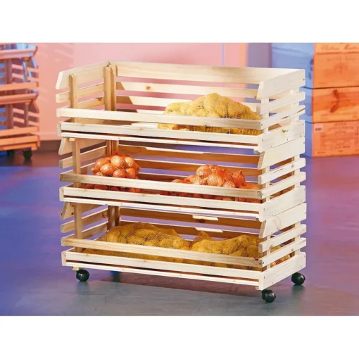 3S. x Home Grande Caisse En Bois VEGATABLE Best