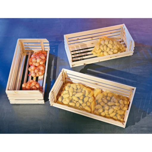 3S. x Home Grande Caisse En Bois VEGATABLE Best