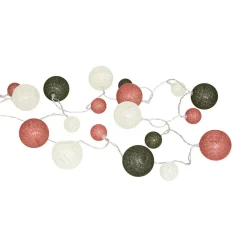 3S. x Home Guirlande LED en coton Multicolore Sale