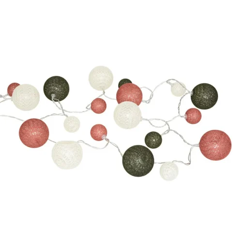 3S. x Home Guirlande LED en coton Multicolore Sale