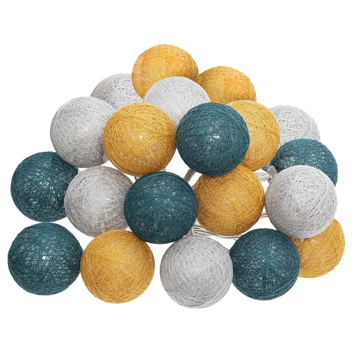 3S. x Home Guirlande Led secteur 20 boules tropical D6cm Best