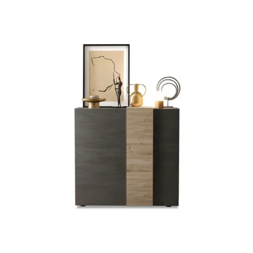 3S. x Home Highboard 2 portes en panneaux de particules Clearance